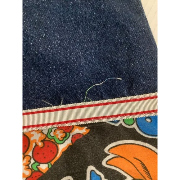 Vintage Teenage Mutant Ninja Turtles Denim Backpack 1991 - 16’’X13’’. Fabrini - Picture 14 of 16